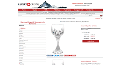 Desktop Screenshot of luxurycrystal.com